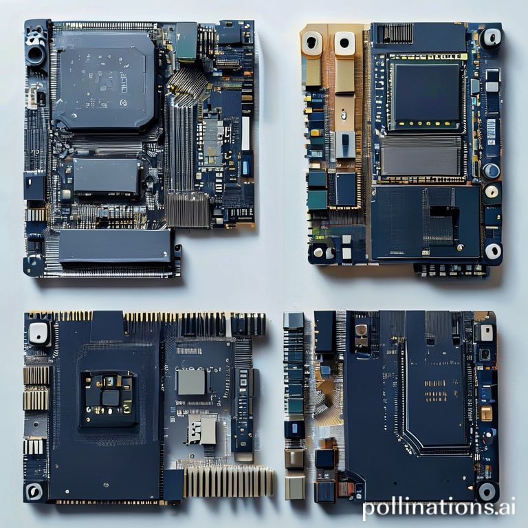 A comparison chart illustrating different motherboard form factors (ATX, Micro-ATX, Mini-ITX) with their typical sizes, number of expansion slots, and typical use cases