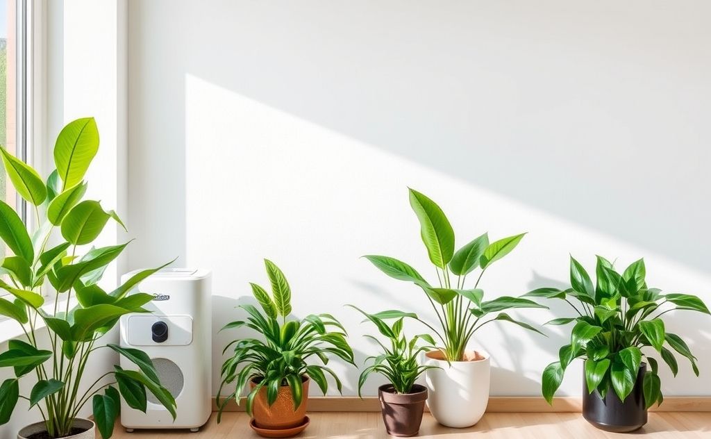 A comparison of air purifiers and houseplants for indoor air quality.