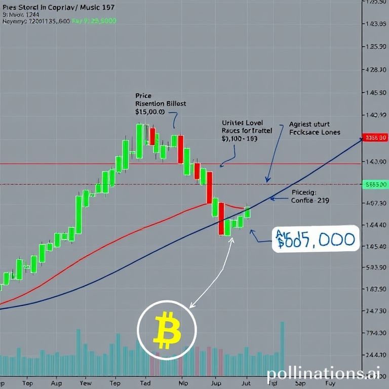 Bitcoin price chart illustrating an ascending channel, key support bounce, and analyst's forecast for a climb to $156,000.