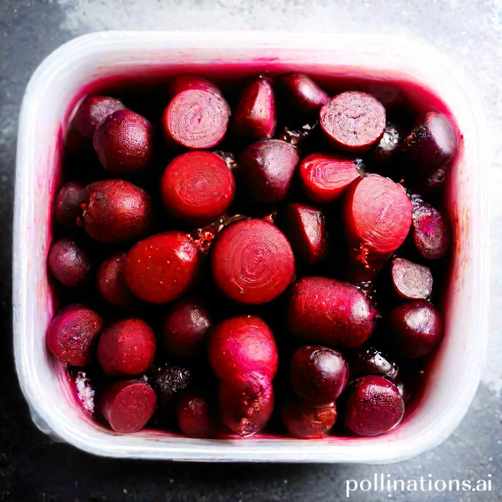 Properly soaking beetroot overnight for optimal results