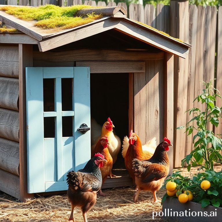 Coop for 10 chickens: design tips.