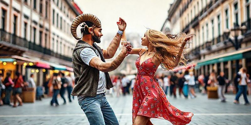 Koç Erkeği ve İkizler Kadını Birlikte Dans Ediyor