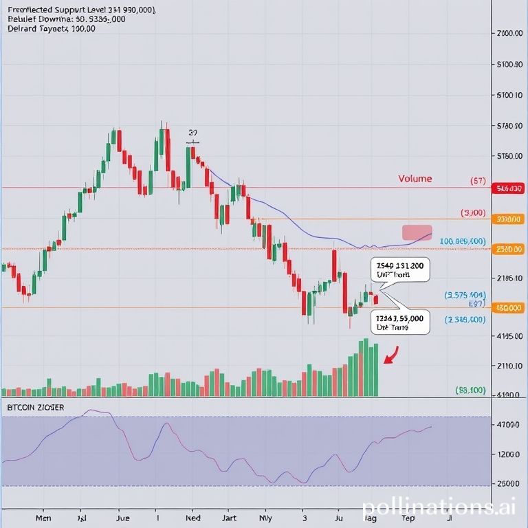 Bitcoin price analysis chart showing potential drop to $98,000 liquidity pool, highlighting key support and resistance levels for traders.
