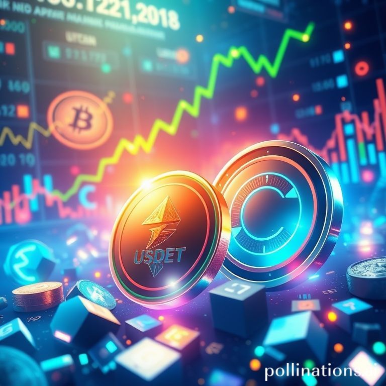 A digital chart illustrating a significant increase in Tether's (USDT) supply by $1 billion, signaling a major liquidity injection into the crypto market, as reported by Lookonchain.