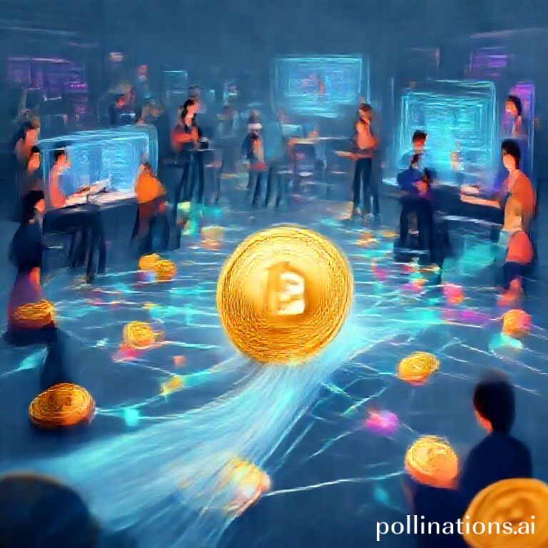 Visualizing SUBBD Token's benefits through an interconnected network of AI tools and crypto payments, empowering content creators with efficiency and transparent monetization.