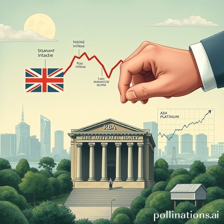 Graph illustrating Australian inflation trends influencing RBA interest rate decisions and broader economic policy.