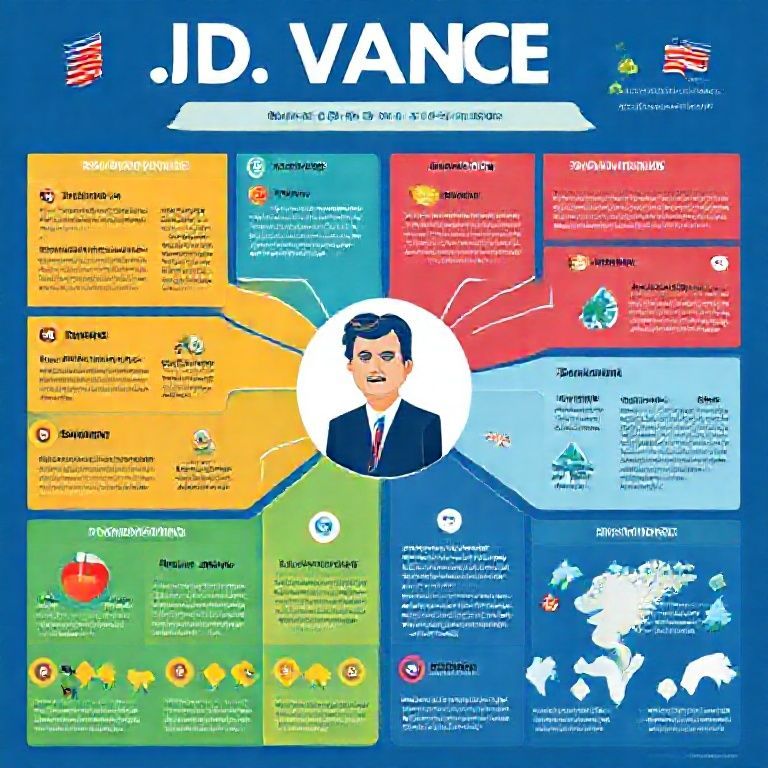 J.D. Vance Policies Infographic