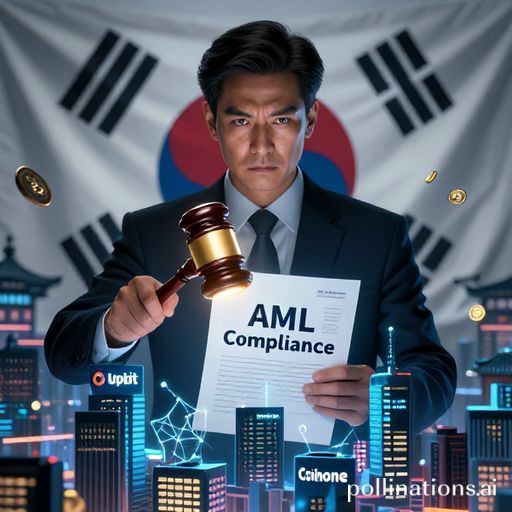 South Korean FIU imposing sanctions on major crypto exchanges over AML compliance failures, tightening digital asset regulation.
