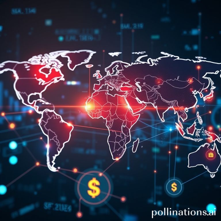 Digital payment network showing connections between UAE, Saudi Arabia, and global destinations, symbolizing real-time cross-border transfers by Nium and Emirates NBD.