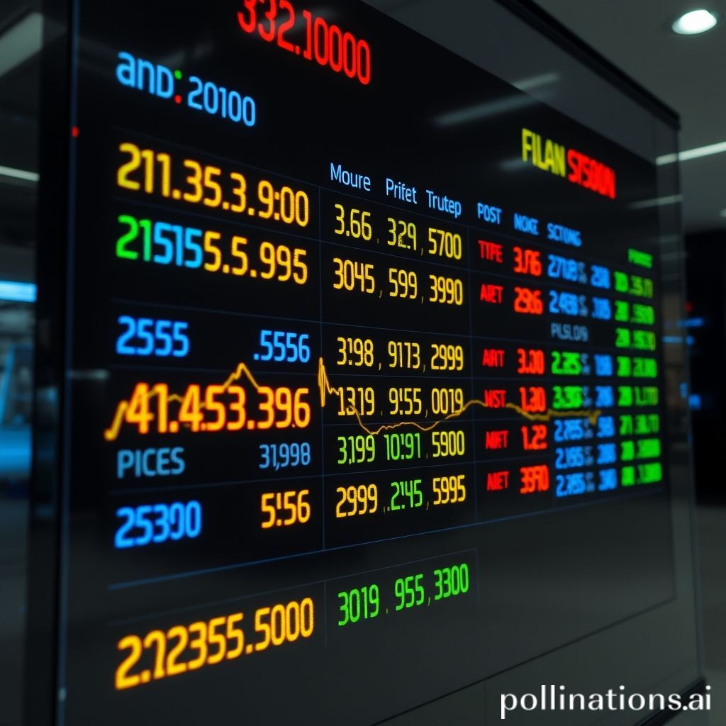 A detailed digital chart displaying cryptocurrency market data, showcasing Bitcoin's price movements, market trends, and corporate investment impacts.