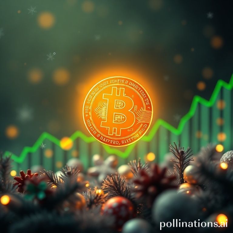 Grafik harga Bitcoin di TradingView menunjukkan divergensi bullish dan golden cross, memancarkan optimisme pasar kripto menjelang Natal.