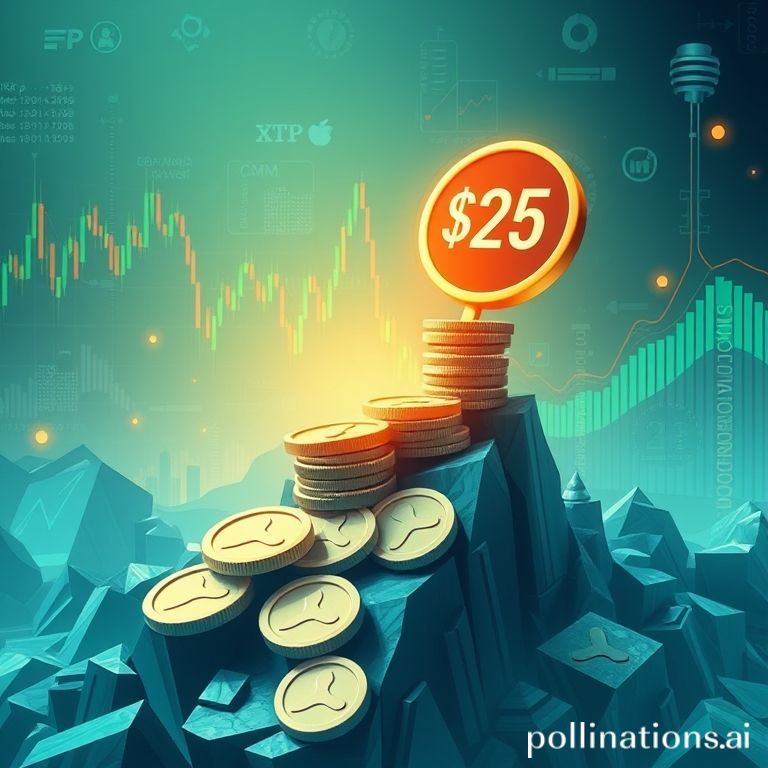 Detailed chart showing XRP price movements over time, indicating volatility amidst market predictions and ETF speculation.
