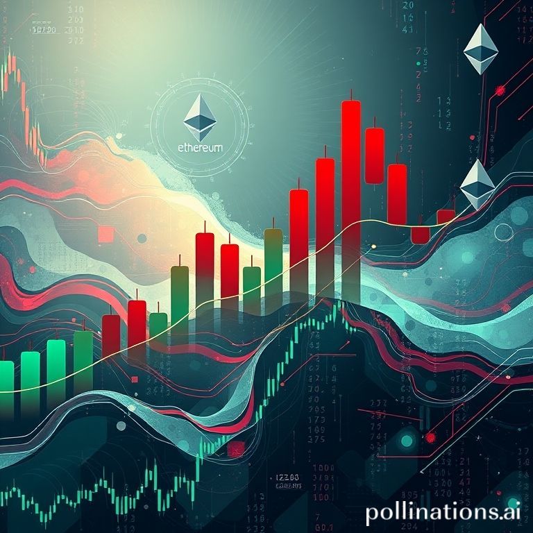 Ethereum price chart showing a recent decline, with key resistance at $4,370 and support near $4,000, indicating potential further drops.