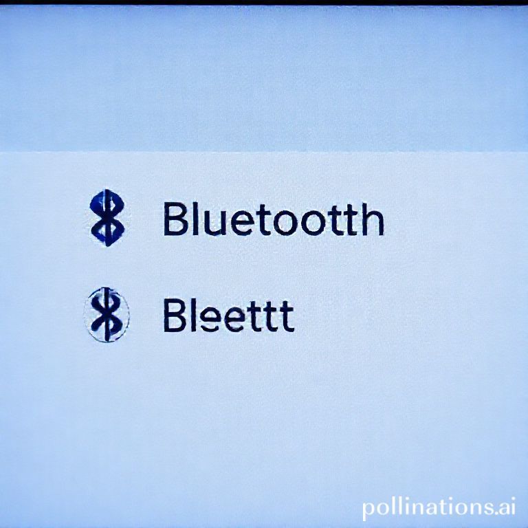 블루투스 기능 활성화 및 재시작