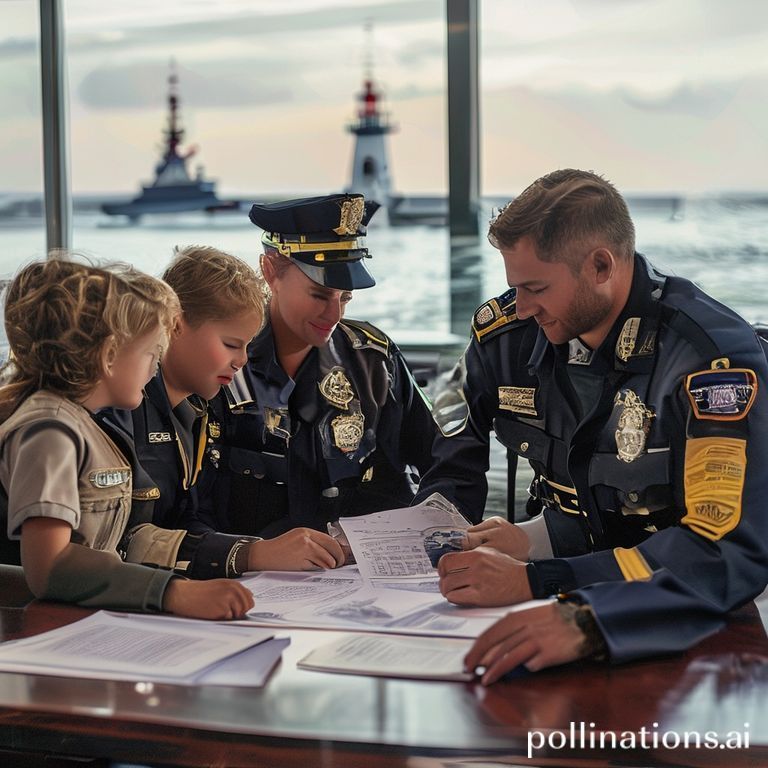 Coast Guard family and advisor reviewing estate planning, ensuring financial readiness and support for military families.
