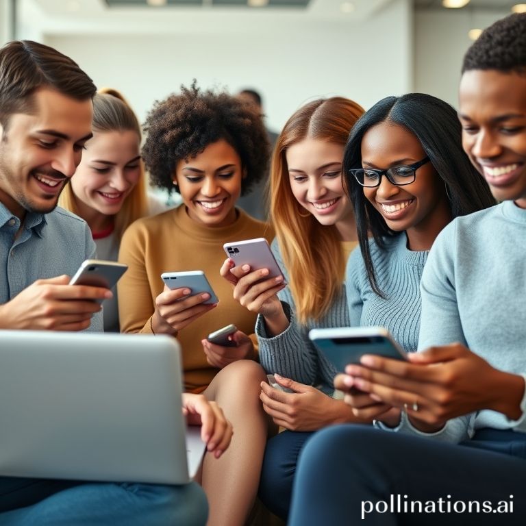 People are shown online shopping on laptops and phones, symbolizing modern, flexible payment options like Klarna.