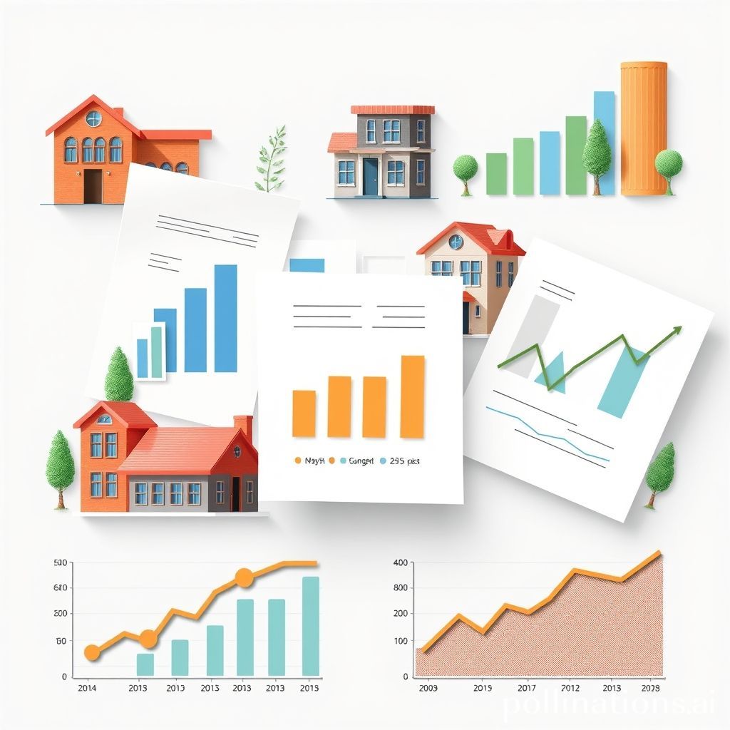 A collection of financial charts and real estate documents, symbolizing portfolio diversification.