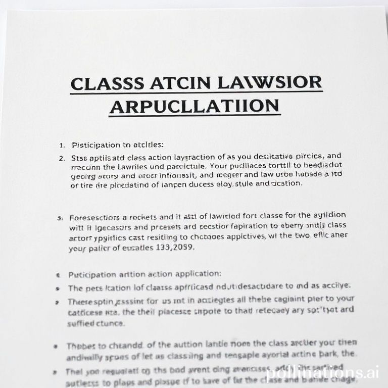 집단소송 참여 신청, 단계별 절차 안내