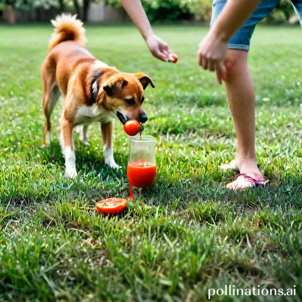 Does Tomato Juice Stop Dog Pee Killing Grass?