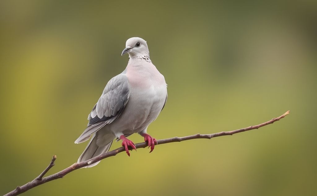 A dove perched on a branch symbolizing hope and belief.