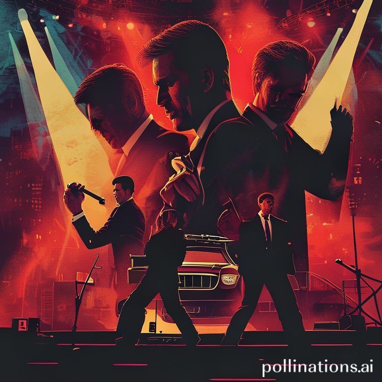 Oasis reunion tour poster with Liam and Noel Gallagher, symbolizing their comeback ahead of the James Bond theme song recording.