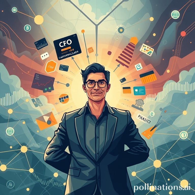 A confident CFO uses digital tools to optimize working capital, turning market volatility into opportunities for business growth.