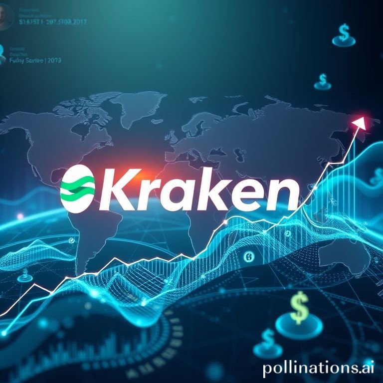 Illustrates Kraken's significant $500M funding round, boosting its valuation to $15 billion amidst upcoming IPO plans.