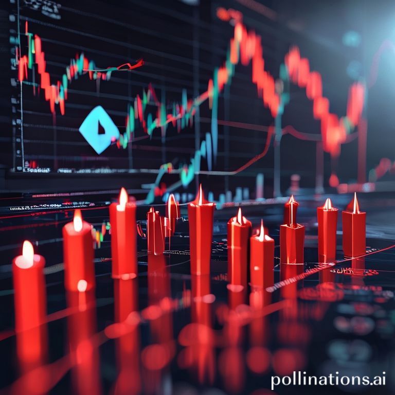 Cryptocurrency price chart showing the recent sharp decline of Bitcoin, Ethereum, and Dogecoin amidst market uncertainty.