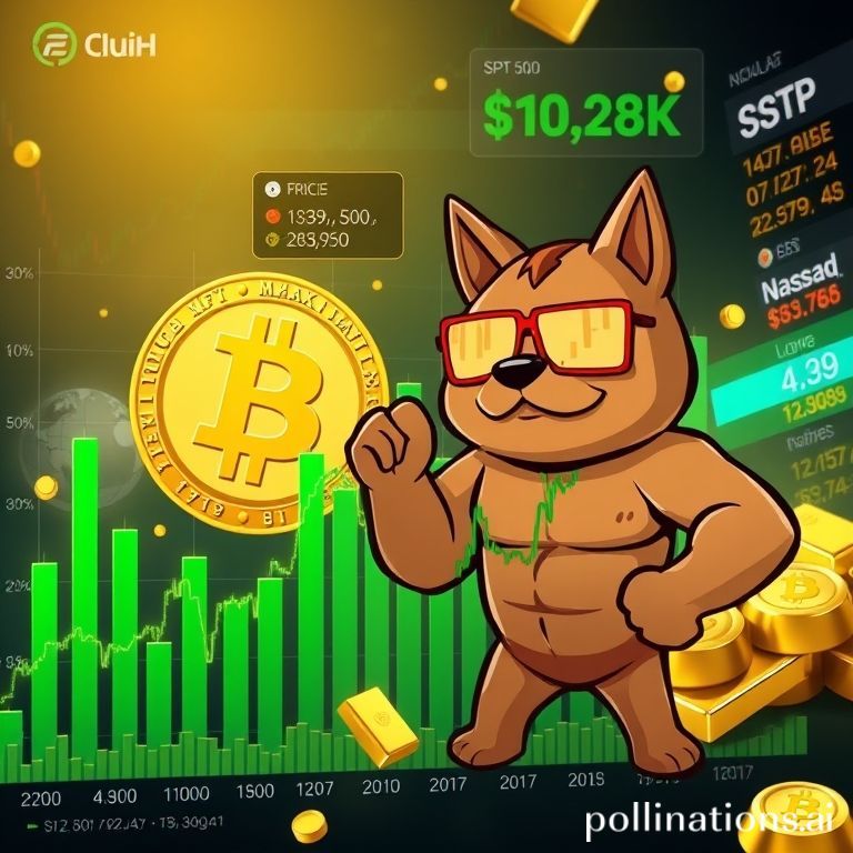 Bitcoin price chart showing recovery past $114K; graphic of Maxi Doge presale success and overall market upturn.