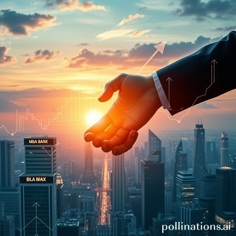 Global M&A activity surges, driving near-record fees for investment banks amid strategic corporate consolidation.