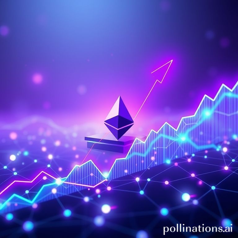 Ethereum (ETH/USD) hourly chart showing bullish recovery, key resistance levels, and potential for price breakout and significant gains.