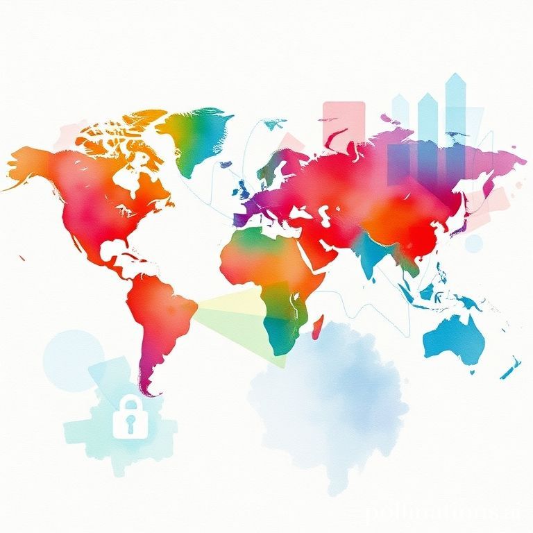 Abstract visual representing global financial technology and digital payment networks, symbolizing innovation and interconnectedness in fintech.