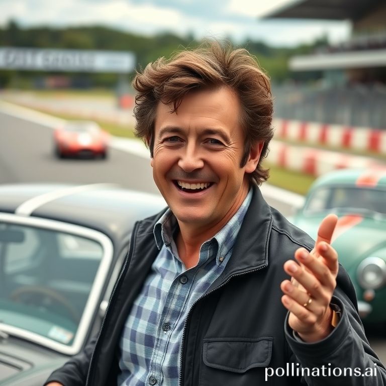 Richard Hammond, the charismatic British television presenter, widely recognized for his roles on Top Gear and The Grand Tour.