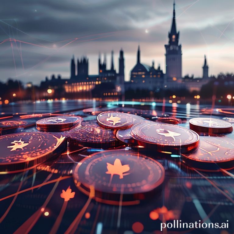 Illustrates Canada's new stablecoin regulation framework, blending digital finance with national policy and global alignment for a secure crypto future.