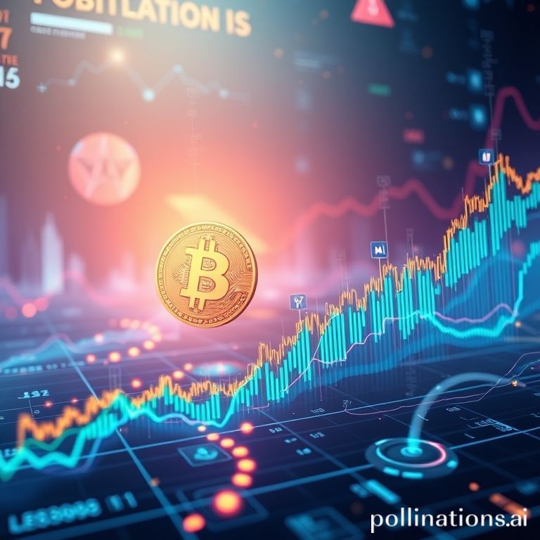 Grafik pasar kripto yang bergejolak, menunjukkan pemulihan Bitcoin dan kenaikan kuat altcoin seperti BNB serta AIC.