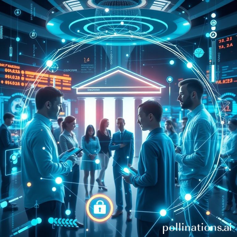 Digital interface showing AI-powered cognitive banking providing personalized financial insights and proactive customer solutions.