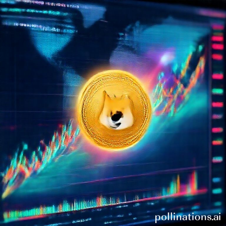 Dogecoin price chart highlighting a 'rounded bottom' technical pattern, suggesting an explosive rally driven by market shifts.