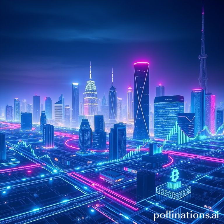 Illustrates Zerohash's vision: a complex network of digital infrastructure, representing the 'AWS of on-chain' with crypto and stablecoin elements.