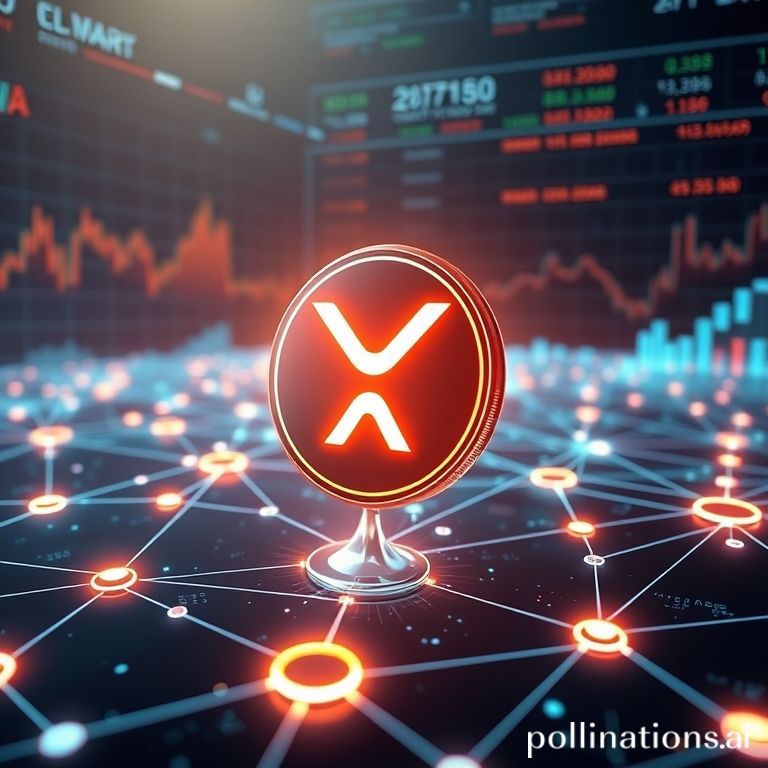 Grafik harga XRP menunjukkan pemulihan di tengah integrasi dengan Flare Network, menampilkan potensi pertumbuhan di ekosistem DeFi.