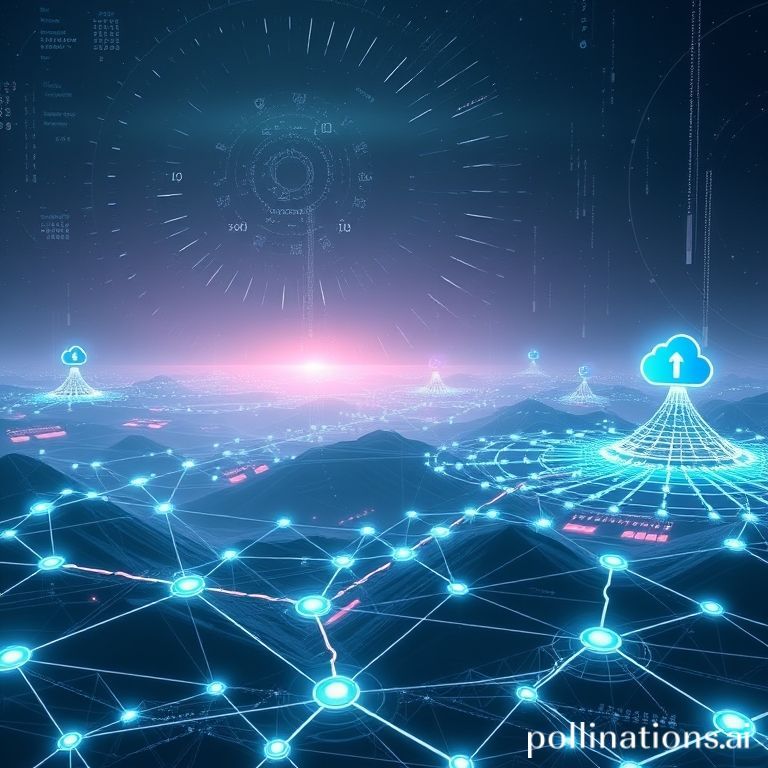 Abstract visualization of secure, privacy-preserving blockchain technology, representing Cardano's Midnight and Google Cloud collaboration in Web3.