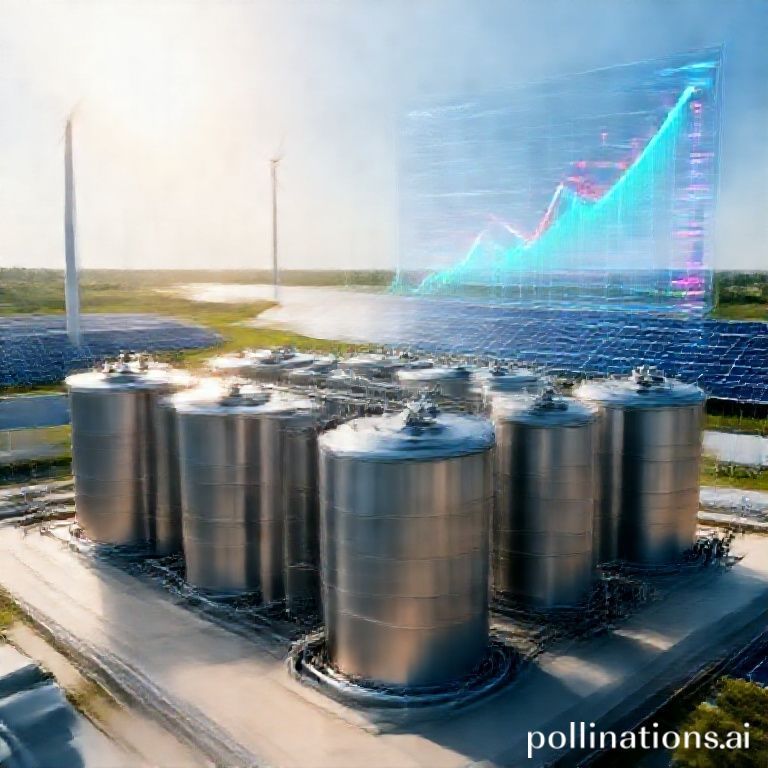 ESS Tech's advanced energy storage facility with iron-salt batteries, symbolizing growth in the clean energy market after a significant funding announcement.