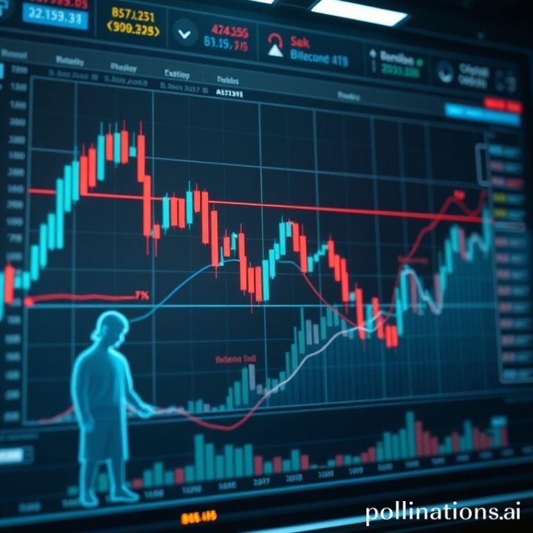 A technical analysis chart of Bitcoin (BTC) price, illustrating recent declines and key support/resistance levels.