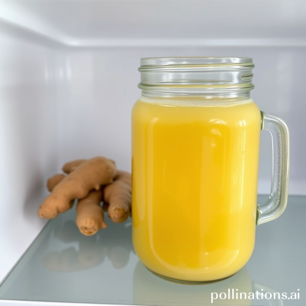 how long does ginger juice last in the fridge