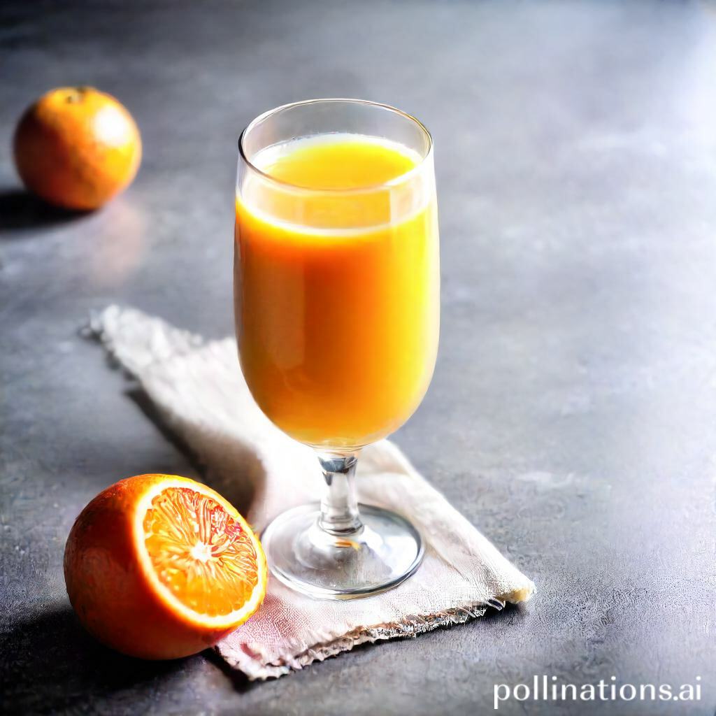is fermented orange juice safe to drink