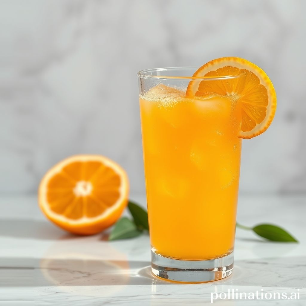 is fizzy orange juice safe to drink