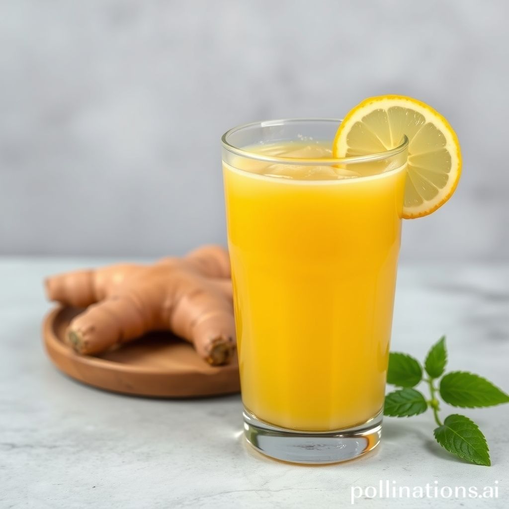 how to make fresh ginger juice