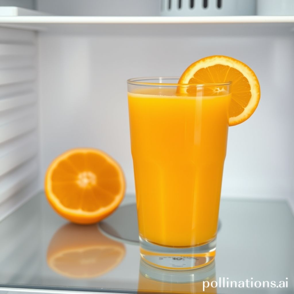 how long does fresh orange juice last in the fridge