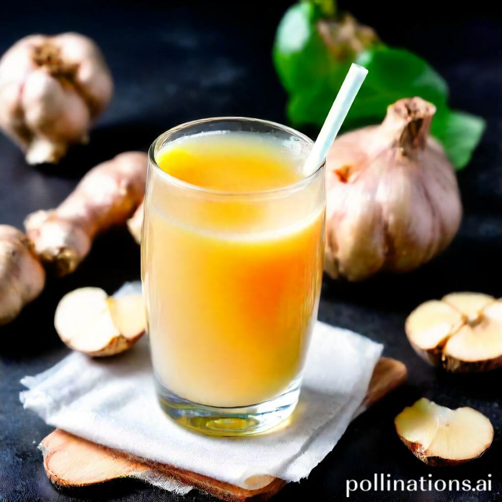 how to make ginger garlic juice