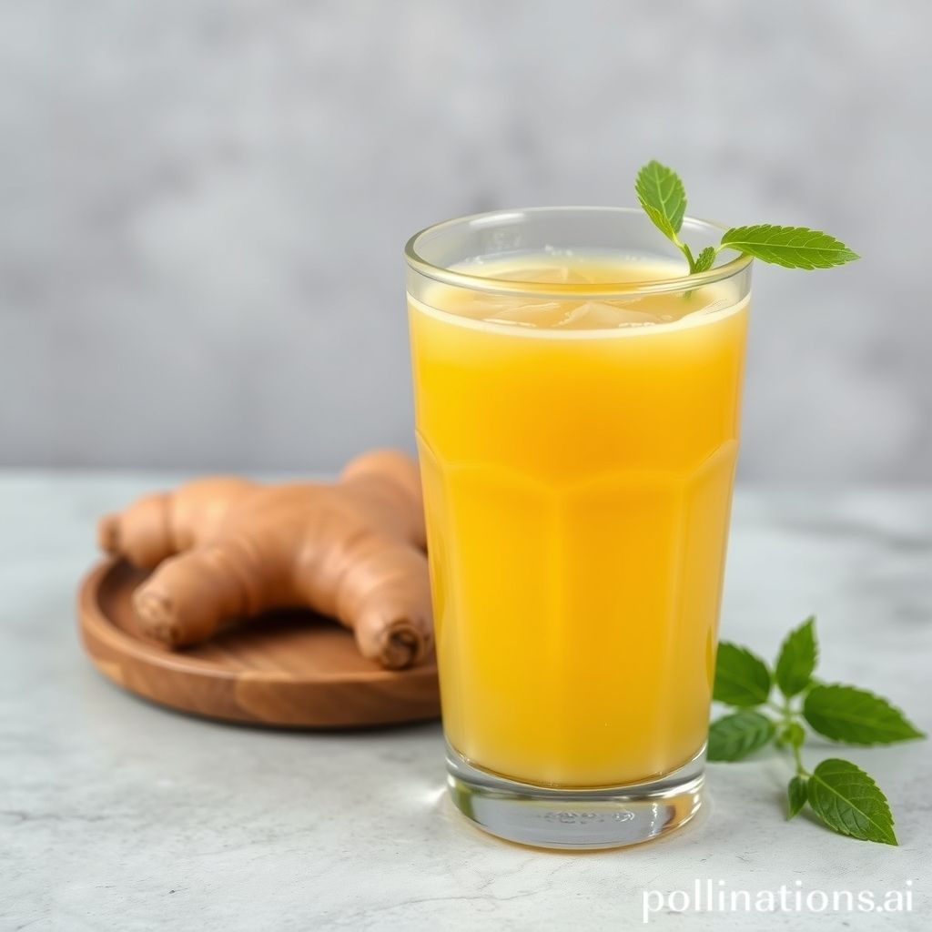 how much ginger juice per day