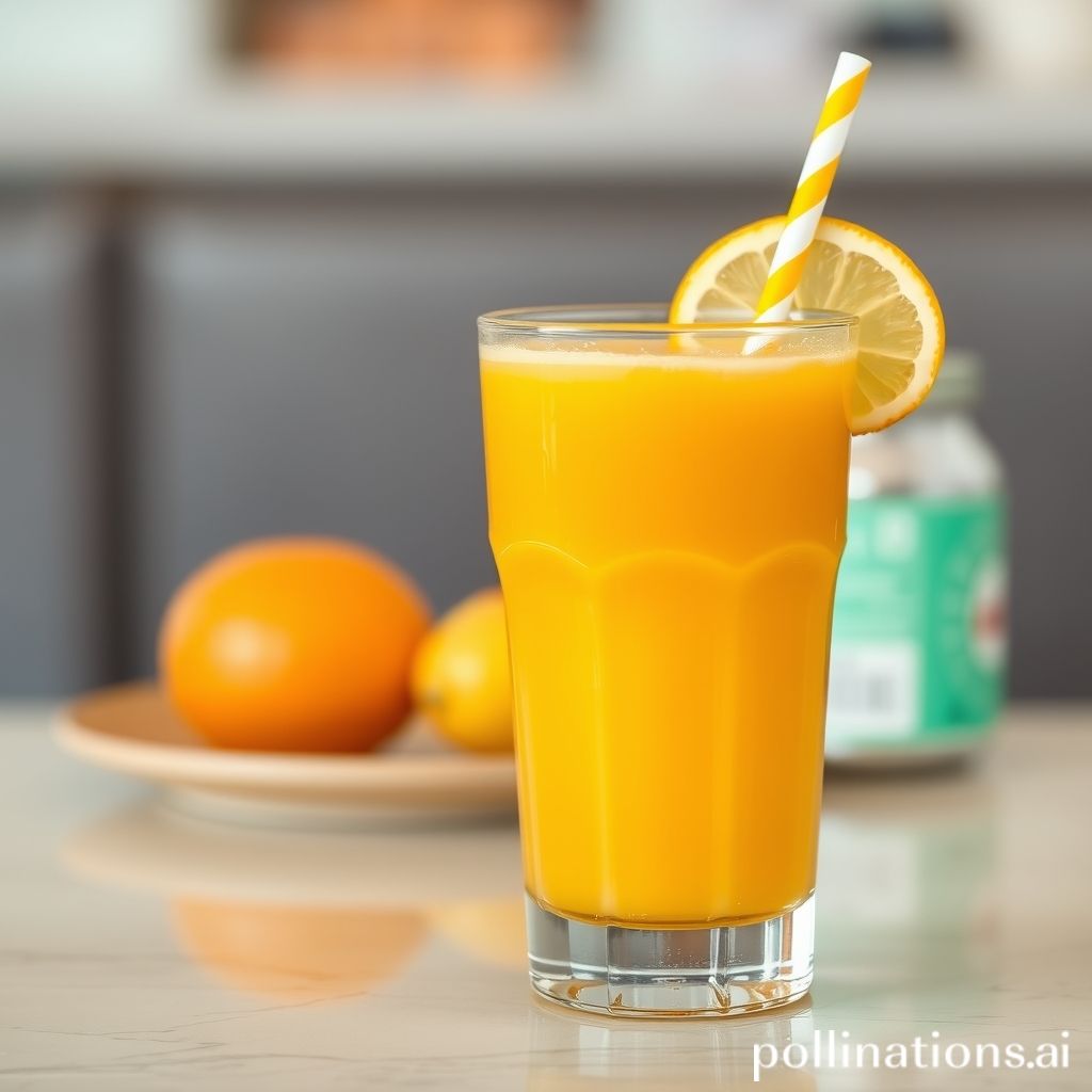 is orange juice good for your teeth